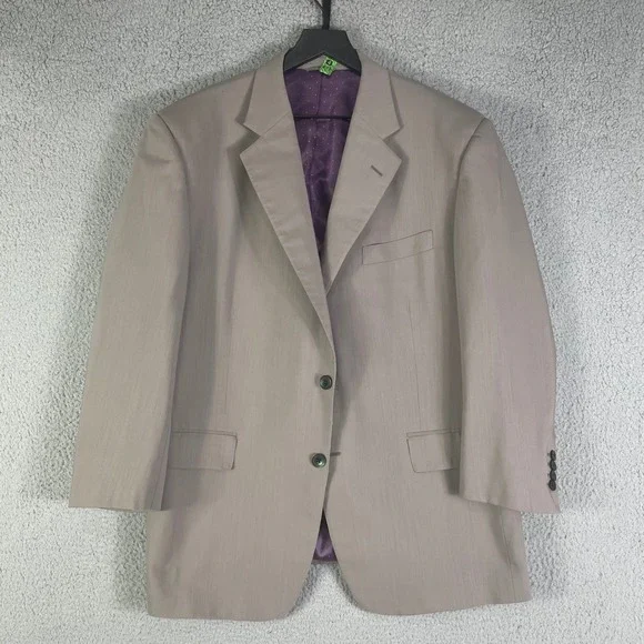 Montopoli Chicago Custom Mens Blazer Jacket Suit Coat Tan 44R